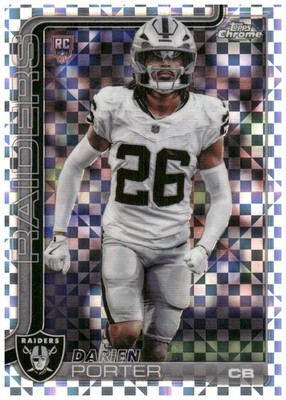 2025 Topps Chrome #367 Darien Porter X-Fractor