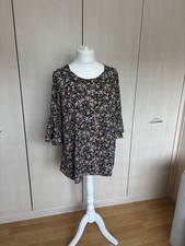 Peacocks Floral Maternity Top Size 16