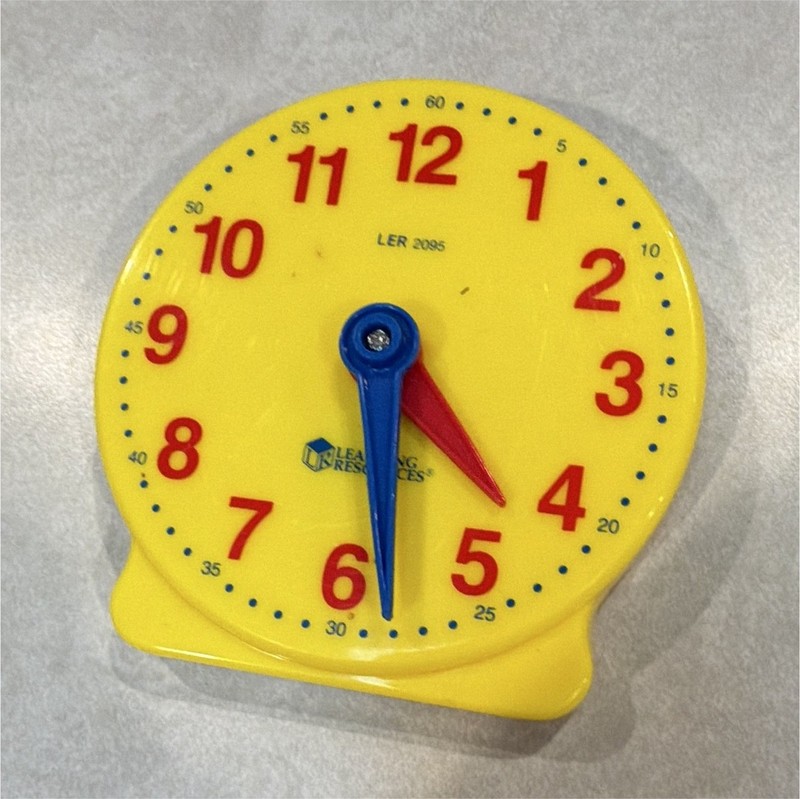 Learning Resources Teaching Time Learning Clock Toy LER2095 Ages 4-7