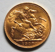 Great Britain. 1907 Sovereign..  gEF/aUNC - Near Full Lustre