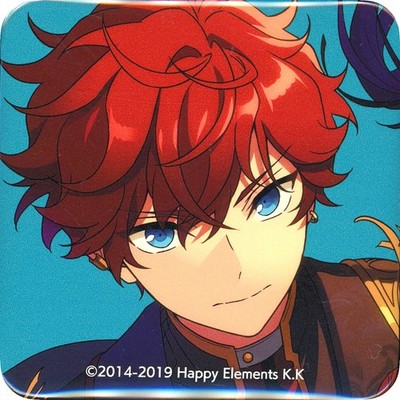 Hiiro Amagi Idol Square Button Set Animate Paid Bonus ES ALKALOID Japan U441