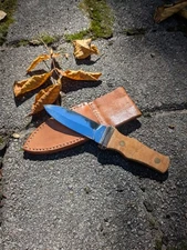 Vintage Japanese boot knife 21-295 fixed blade🔥