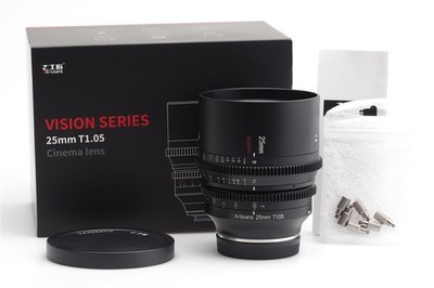 7artisans 1.05/25mm Black f. M4/3 MFT APS-C Cinema Lens
