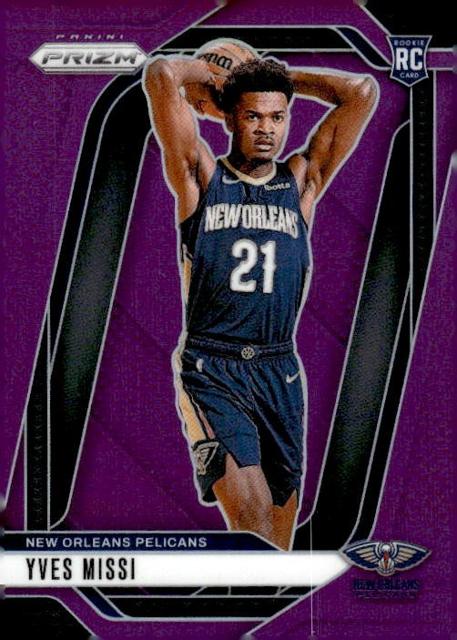 2024-25 Panini Prizm #233 Yves Missi Prizms Purple #/99