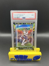 2024 Panini Donruss Optic Jawhar Jordan #247 Electricity Rated Rookie /75 PSA 9