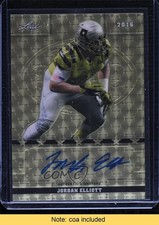 2016 Leaf US Army All-American Bowl Metal 1/1 Jordan Elliott #58 Auto lz7