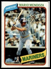 1980 Topps #652 Mario Mendoza