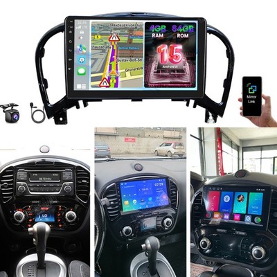 4+64GB Carplay Autoradio Für Nissan Juke 2010-2014 Android 15.0 Navi WIFI BT KAM