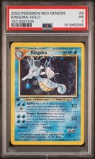 PSA 1 POOR PR Pokemon 2000 Kingdra 1st Edition Neo Genesis Holo #8/111 Card TCG