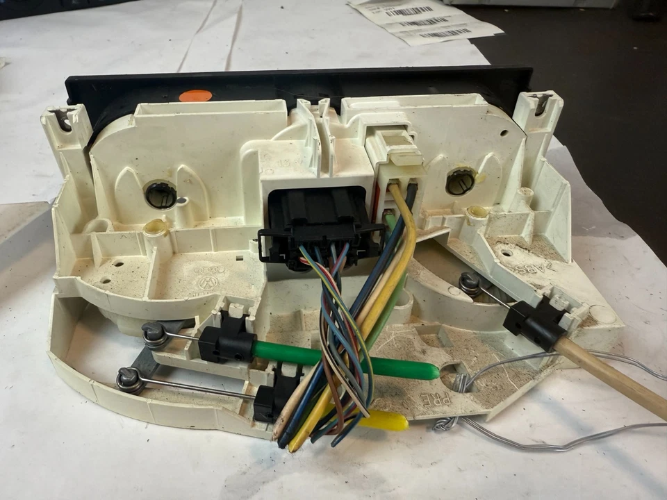 Volkswagen Jetta Golf 1999-2006 aire acondicionado aire acondicionado climatización interruptor de control de temperatura OEM Foto 3 de 4