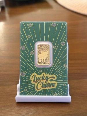 PAMP Suisse Lucky Charm Pig 5 gm .9999 Gold Bar.   # 0959.  Mintage 2500