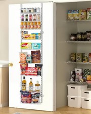 VEVOR 9-Tier Over the Door Pantry Organizer Hanging Storage Rack Adjustable
