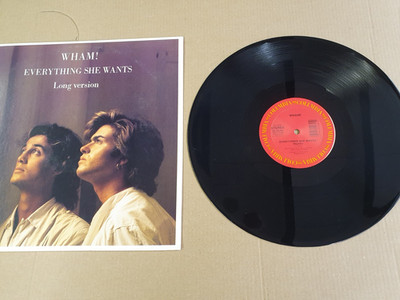 Wham! Everything She Wants Long Version 12'' VINYL RECORD USA NM