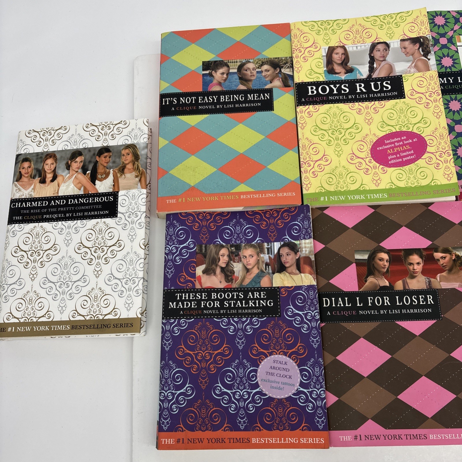 Clique Series 13 Book Lot Lisi Harrison Teen Young Adult YA Boys R Us Pretties