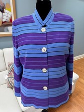 Misook Jacket XL, Top Pet. XL , Blue Purple MSRP 650 REDUCED 65 was 85