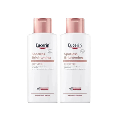 2x Eucerin Spotless Brightening Body Lotion Skin Tone Perfecting Radiant 250 ml