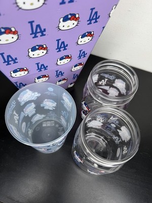 Dodgers Hello Kitty Night Souvenir Cup “ (2) Mason Jar + Popcorn