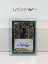 2024 Bowman Chrome Bralyn Brazoban /99 Auto Green Mojo #BMA-BB Pitt Pirates