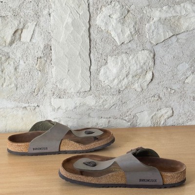 Birkenstock Gizeh Birko Leder Sandalen Pumps Zehentrenner 45