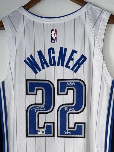 Franz Wagner "NBA Rising Star" Signed Magic Nike ADV Authentic Jersey Auto BAS