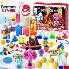 210 Experiments Science Kit for Kids, Boys Girls Birthday Toys Gifts Idea, Chemi