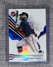 2024 Topps Pristine Michael Harris /75 Atlanta Braves Blue Parallel