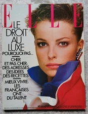 French Elle Oct.1984 Cover Jean Savry By G.Tapie, Inside Page Rosemary McGrotha 