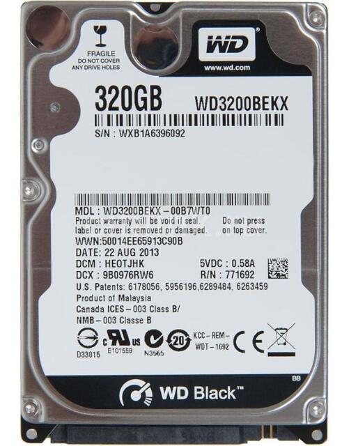 Western Digital Black 3gb Internal 70rpm 2 5 Wd30bekx Hdd For Sale Online Ebay