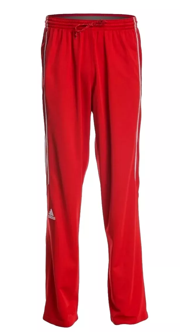Red and shop white adidas pants