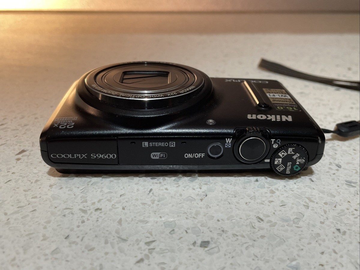 ニコンNikon COOLPIX S9600NIKKOR 22X Nikon COOXPIX S9600 Black | Point & Shoot Cameras | Nikon