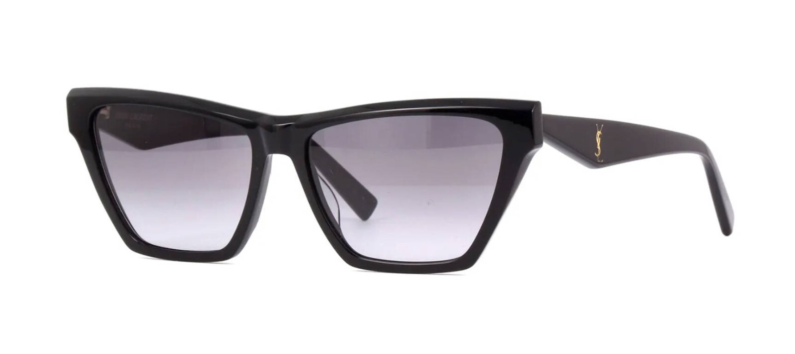 Saint Laurent SL M103 Occhiali da sole neri grigi ombreggiati (001)