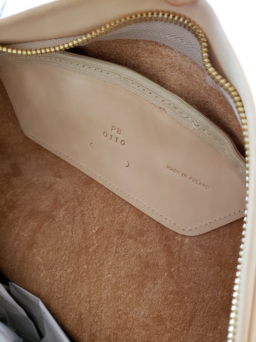 Sac à Dos Cuir Naturel PB 0110 Modèle CA 7 - Petit Format - Neuf Avec étiquettes - Fabriqué En Pologne