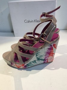 calvin klein wedge sneakers