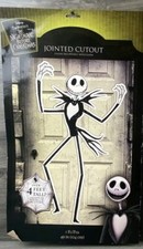 Nightmare Before Christmas Jack Jointed Paper Cutout Over 4 Ft Tall Wall Decor