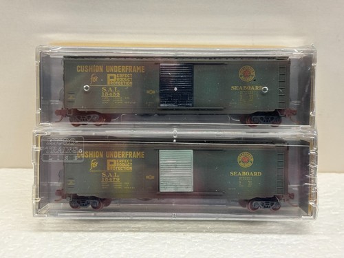 N Scale Micro Trains MTL Special Run 14-44 Seaboard Weathered 2-Pack