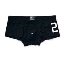 Sexy Men's Underwear Underpants Soft Boxers Shorts Briefs Trunks Button Low Rise