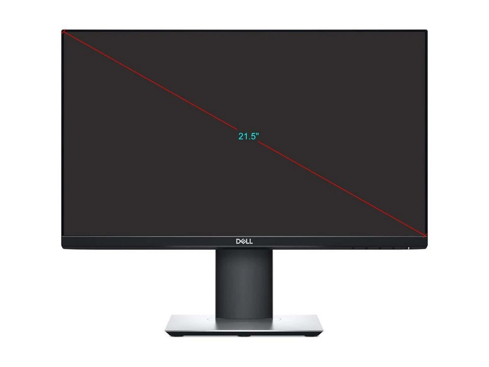 Dell P2219H 21.5 in. Full HD LED LCD IPS Monitor HDMI - DisplayPort Grade B- - Image 3 of 4