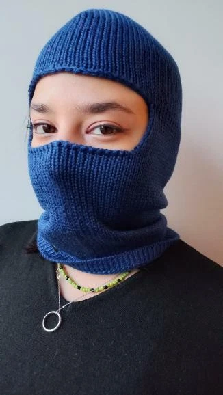 Dark blue Balaclava Ski Mask Knit Full Face Winter One Hole Woolen helmet hat
Opens in a new window