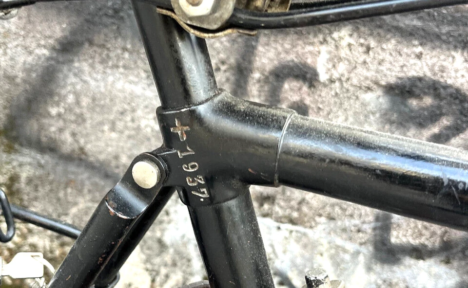 Original Schweizer Armee Fahrrad, Bj. 1937, mit Kerzenlampe, TOP Zustand - Bild 2 von 4