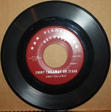 JIMMY CALLAWAY **ON STAGE** New Orleans Novelty Comedy / Jazz 45 PLANET 133-E