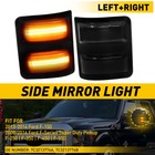 New ListingSmoked Led Side Mirror Lights Amber For Ford F250 F350 F450 F550 2008-2016 Eoa