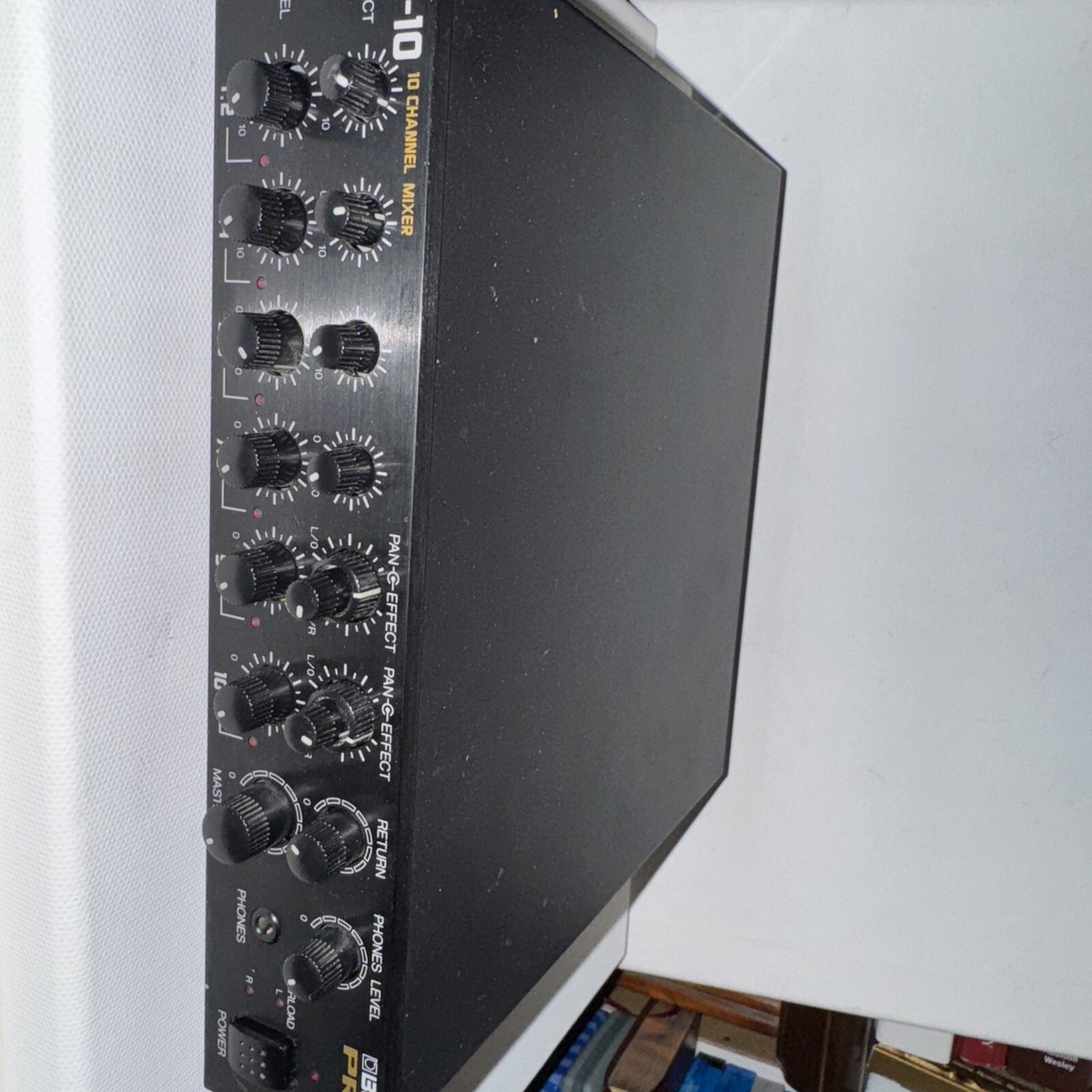 BOSS PRO MX-10 10 チャンネル ミキサー 動作品 BOSS Pro MX-10 10 Channel Mixer With Adapter Made in Japan