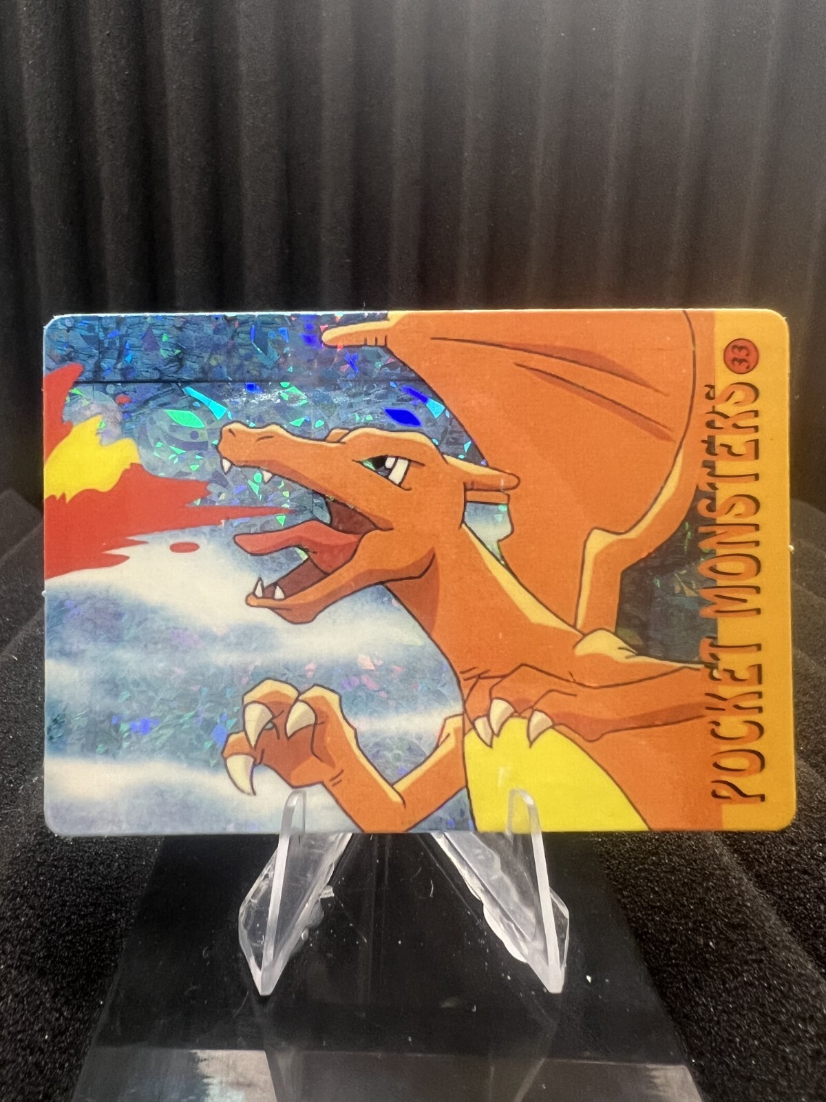 Pokemon Vintage 1999 Bandai Pocket Monsters HOLO Prism Sticker Vending