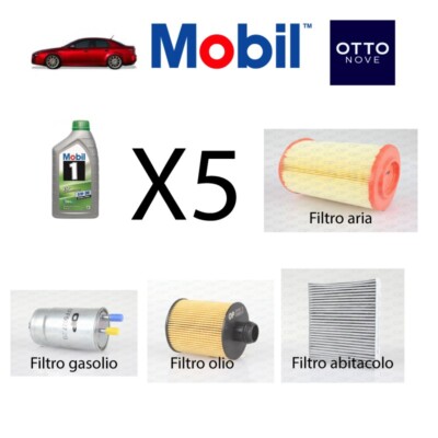 Cutting kit + 5L oil 5W30 Mobil 1 Alfa 159 2.0 JTDM
