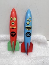 Swim Ways Toypedo Gliding Torpedo Blue Red Pool 5" Water Toy Small Lot Of 2