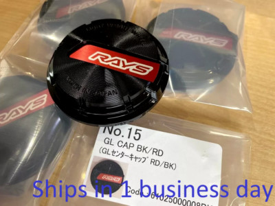 RAYS gram LIGHTS Center Cap 57CR 57DR 57G 57D 57C 57S XTC 57FXZ 57ANA BK/RED 4PC