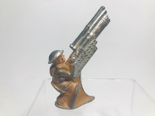 Vintage Barclay Manoil Lead Toy Soldiers Artillery Anti-Aircraft Gunner # 789 - Picture 6 of 7