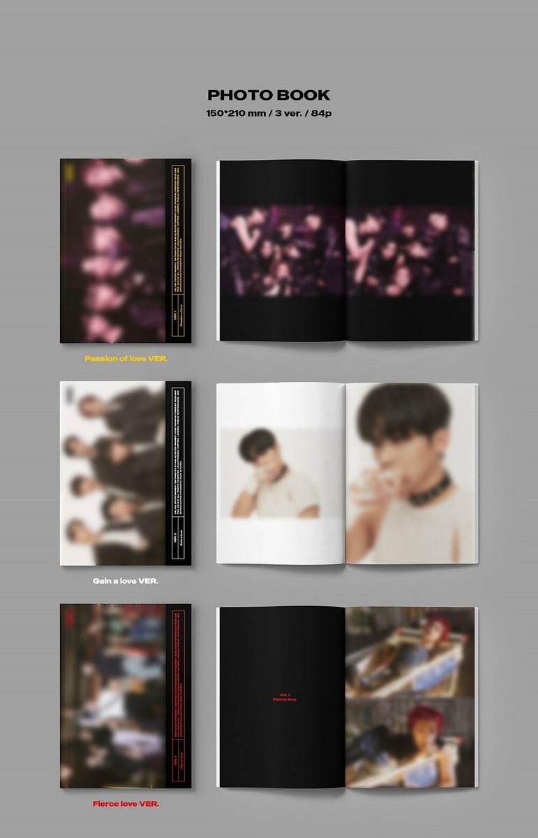 WEi 5th mini albumアルバム 3種 セット WEi 5th Mini Album Love Pt.2 : Passion 3Ver SET CD+P.Book+