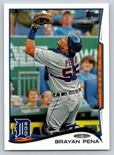 2014 Topps #28 Brayan Pena Detroit Tigers