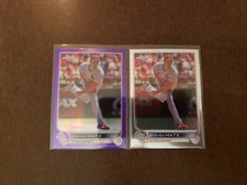 2022 Chrome Update #USC47 Steven Matz Purple Refractor + Base St Louis Cardinals